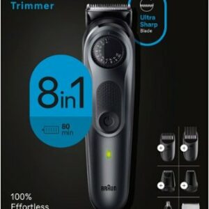 Braun - Series 5 5470 All-In-One Style Kit, 8-in-1 Grooming Kit with Beard Trimmer & More - Black