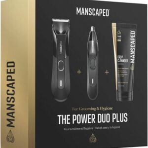 Manscaped - Power Duo Plus - Lawn Mower 4.0 and Weed Whacker 2.0 Hair Trimmers - Black