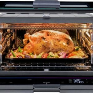 GE Profile - Smart Oven with No Preheat, Air Fry and Built-in WiFi - Black