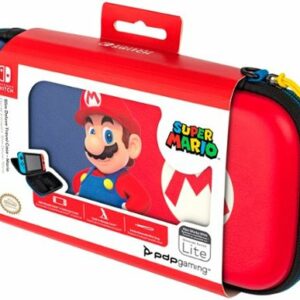 PDP - Travel Case: Power Pose Mario For Nintendo Switch, Nintendo Switch Lite, Nintendo Switch - OLED Model - Multi