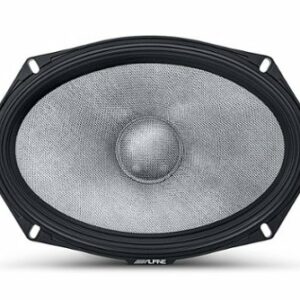 Alpine - R-Series 6x9" 2-Way Hi-Resolution Component Pro Car Speakers with Glass Fiber Reinforced Cone (Pair) - Black