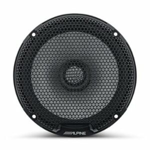 Alpine - R-Series 6.5" 2-Way Hi-Resolution Coax Car Speakers with Glass Fiber Reinforced Cone (Pair) - Black