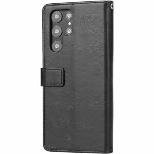 SaharaCase - Folio Wallet Case for Samsung Galaxy S23 Ultra - Black