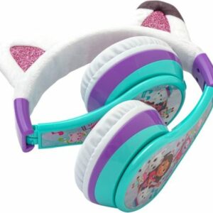 eKids - Gabby's Dollhouse Wireless Over-the-Ear Headphones - Aqua