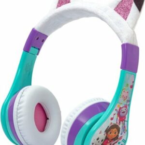 eKids - Gabby's Dollhouse Wireless Over-the-Ear Headphones - Aqua