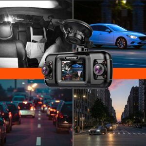 Rexing - R4 4 Channel Dash Cam W/ All Around 1080p Resolution, Wi-Fi, and GPS - Black