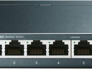 TP-Link - 5-Port 10/100/1000 Mbps Unmanaged Switch - Black