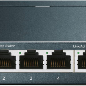 TP-Link - 5-Port 10/100/1000 Mbps Unmanaged Switch - Black