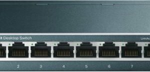 TP-Link - 8-Port 10/100/1000 Mbps Unmanaged Switch - Black