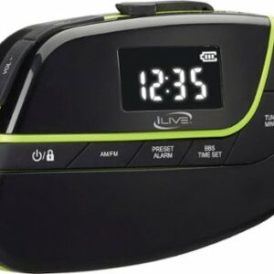 iLive - Armband Radio - Black With Bright Green Trim