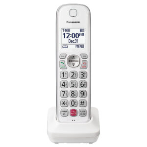 Panasonic - KX-TGDA83W Cordless Expansion Handset for KX-TGD81x and KX-TGD83x Series Cordless Phone Systems - White