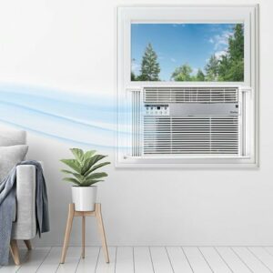 Danby - DAC145EB6WDB-6 700 Sq. Ft. 14,500 BTU Window Air Conditioner with WIFI - White