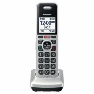 Panasonic - KX-TGFA97S Cordless Expansion Handset for KX-TGF94x and KX-TGF97x Series Cordless Phone Systems - Silver