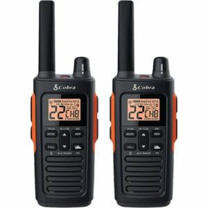 Cobra - 38-Mile, 60-Channel 2-Way Radios (Pair) - Black