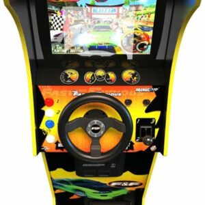 Arcade1Up - The Fast & The Furious Deluxe Arcade Game - Black