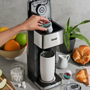 Bella Pro Series - Dual Brew Single Serve Coffee Maker - Stainless Steel