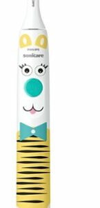 Philips Sonicare - Sonicare for Kids Design a Pet Edition Electric Toothbrush - White With Aqua Blue Button