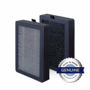 Levoit - Desktop True HEPA 3-Stage Replacement Filter - Black