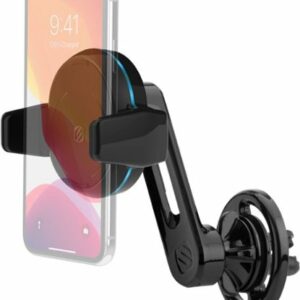 Scosche - MagicGrip Auto-Grip  Wireless Charging Vent Universal Mount for Mobile Phones - Black