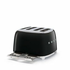 SMEG TSF03 4-Slice Wide-Slot Toaster - Black