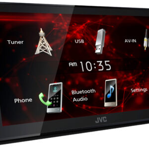 JVC - 6.8" Bluetooth Digital Media (DM) Receiver with Rear Camera Input and Parking Guidelines - Black