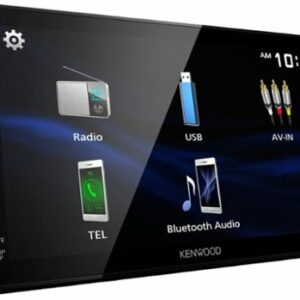 Kenwood - 6.8"  Bluetooth Digital Media Receiver with rear camera input - Black