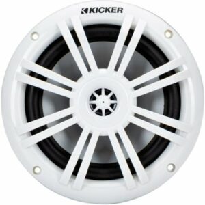 KICKER - 6-1/2" 2-Way Marine Speakers with Polypropylene Cones (Pair) - White