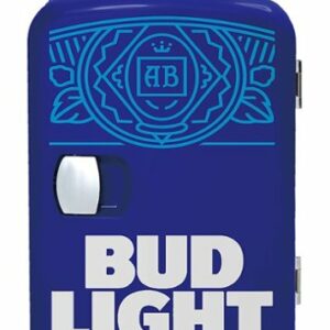 Curtis - Bud Light - 6-Can Portable Mini Cooler - Blue