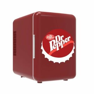 Curtis - Dr Pepper - 6-Can Portable Mini Cooler - Red