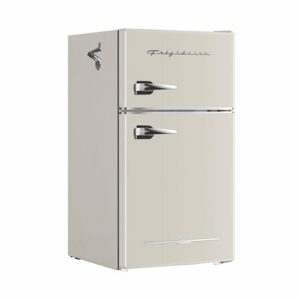 Frigidaire - Retro 3.2 Cu. Ft. Mini Fridge with Top Freezer - Platinum