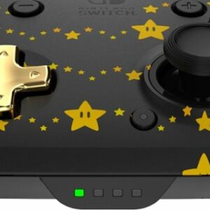 PDP - REMATCH GLOW Wireless Controller Super Star Glow-in-the-Dark  For Nintendo Switch, Nintendo Switch - OLED Model - Super Star