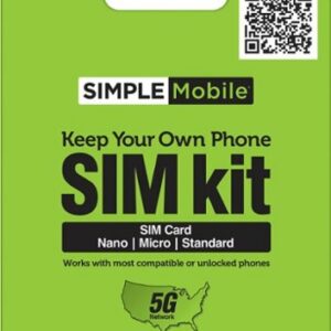 Simple Mobile - Bring Your Own Phone Dual Mini SIM Pack with Nano/Micro/Standard - Multi