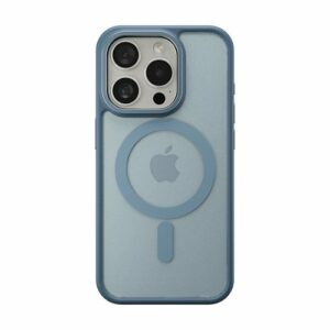 Insignia™ - Hard-Shell Bumper Case with MagSafe for iPhone 15 Pro Max - Teal