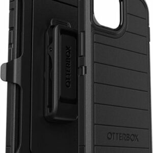 OtterBox - Defender Series Pro Hard Shell for Apple iPhone 15, Apple iPhone 14, and Apple iPhone 13 - Black