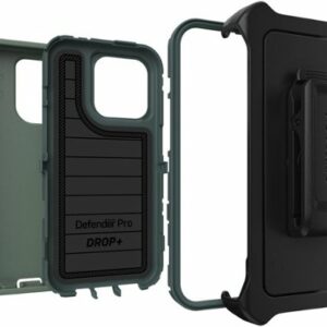 OtterBox - Defender Series Pro Hard Shell for Apple iPhone 15 Pro - Forest Ranger