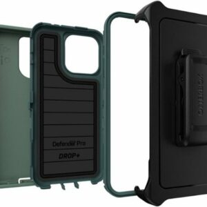 OtterBox - Defender Series Pro Hard Shell for Apple iPhone 15 Pro Max - Forest Ranger