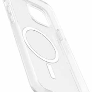 OtterBox - Symmetry Series Hard Shell for MagSafe for Apple iPhone 15 Plus and Apple iPhone 14 Plus - Clear