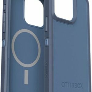 OtterBox - Defender Series Pro XT for MagSafe Hard Shell for Apple iPhone 15 Pro Max - Baby Blue Jeans