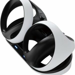 Insignia™ - Dual Charge Station for Sony PlayStation VR2 Sense Controllers - White/Black