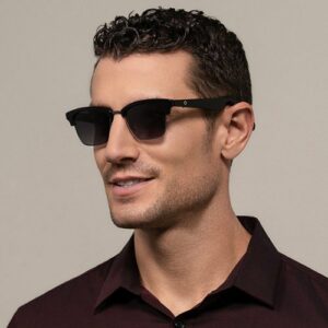 Lucyd - Lyte Clubmaster Wireless Connectivity Audio Sunglasses - Earthbound