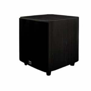 JBL - Studio 650P 10" 1000W Subwoofer - Dark Wood