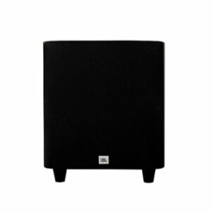 JBL - Studio 650P 10" 1000W Subwoofer - Dark Wood