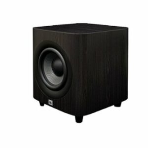 JBL - Studio 650P 10" 1000W Subwoofer - Dark Wood