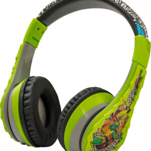 eKids - Teenage Mutant Ninja Turtles Wireless Over-the-Ear Headphones - Green