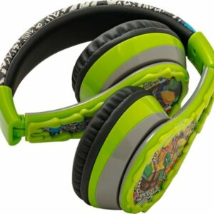 eKids - Teenage Mutant Ninja Turtles Wireless Over-the-Ear Headphones - Green