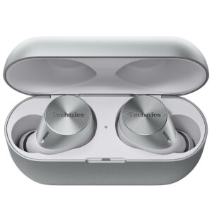 Technics - HiFi True Wireless Earbuds with Noise Cancelling and 3 Device Multipoint Connectivity with Wireless Charging - Silver