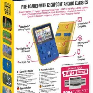 Blaze Entertainment - Hyper Mega Tech! CAPCOM Super Pocket - Blue/Yellow