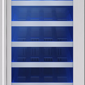 Zephyr - Presrv 15 in. 3.4 Cu. Ft. 27-Bottle Wine Cooler with PreciseTemp - Stainless Steel/Glass