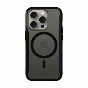 Incipio - AeroGrip Hard Shell Case with MagSafe for Apple iPhone 15 Pro - Stealth Black