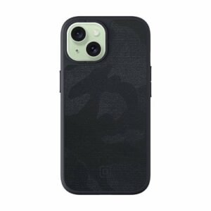 Incipio - cru. Protective Hard Shell Case with MagSafe for Apple iPhone 15 - Navy Camo